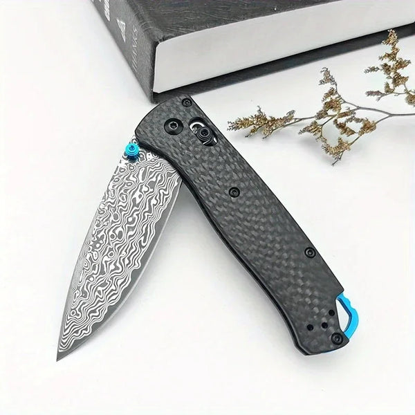 Folding Damascus EDC Knife